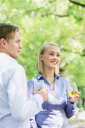 Young couple drinking wine Stock Photo - Rights-Managed, Code: 859-06538262