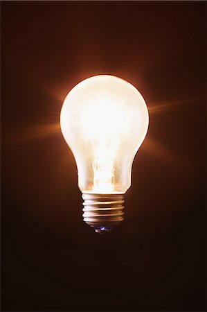 saving electricity - Light Bulb Stock Photo - Rights-Managed, Code: 859-06617272