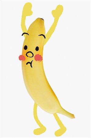 Banana Illustration Stock Photo - Rights-Managed, Code: 859-06617591