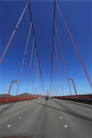 san francisco, road - Golden Gate Bridge Photographie de stock - Rights-Managed, Code: 859-06710848