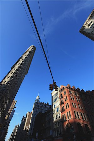 Buildings and blue sky in New York, USA Foto de stock - Con derechos protegidos, Código: 859-06710854