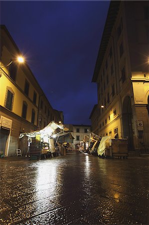 road rocks photo - Market at night, Florence Stock Photo - Rights-Managed, Code: 859-06710899