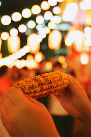 summer nights - Grilled corn Stock Photo - Rights-Managed, Code: 859-06710959