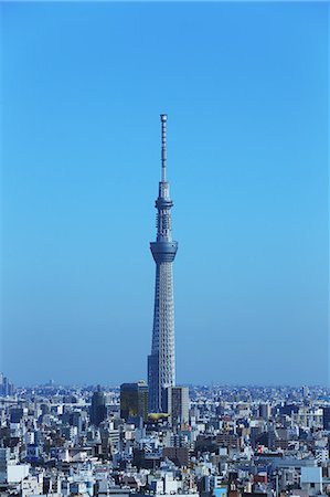 simsearch:859-07783404,k - Tokyo Sky Tree and cityscape Stock Photo - Rights-Managed, Code: 859-06710972