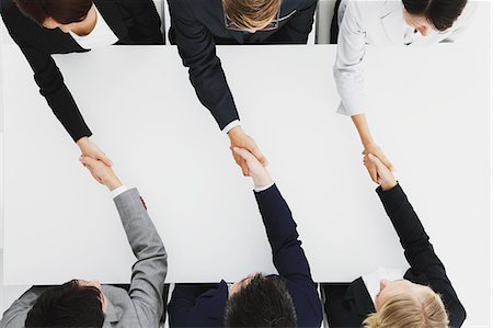 directly above woman - Business meeting Photographie de stock - Rights-Managed, Code: 859-06711064