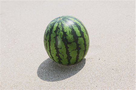 Watermelon on the beach Stock Photo - Rights-Managed, Code: 859-06808598