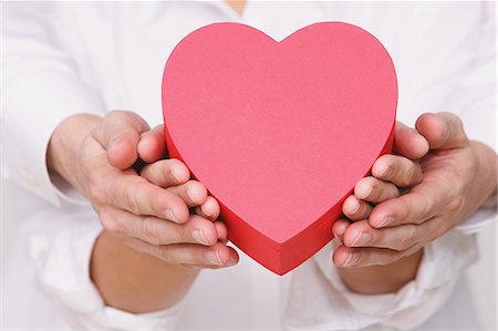 red box - Hands and heart Stock Photo - Rights-Managed, Code: 859-06808653