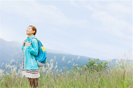 Girl in the mountains Photographie de stock - Rights-Managed, Code: 859-06824597