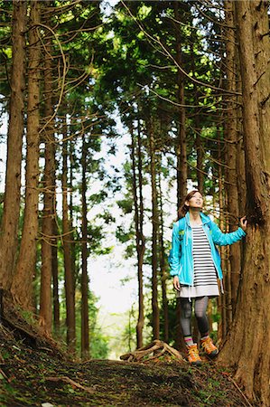 fall borders - Girl in the mountains Stock Photo - Rights-Managed, Code: 859-06824590