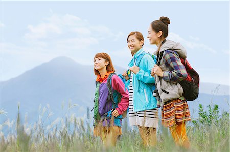 Girls in the mountains Stock Photo - Rights-Managed, Code: 859-06824603