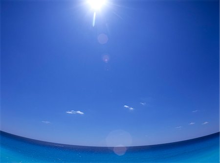 sunny ocean sky - Cancun, Mexico Stock Photo - Rights-Managed, Code: 859-07150181