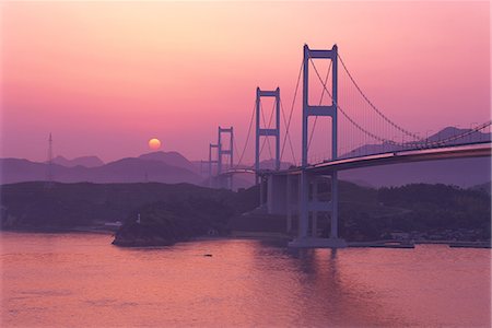 shikoku region - Kurushima Kaikyo Bridge, Ehime, Japan Foto de stock - Con derechos protegidos, Código: 859-07284142