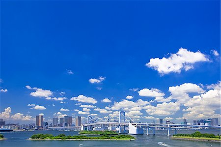 shuto expressway - Rainbow Bridge, Tokyo, Japan Foto de stock - Con derechos protegidos, Código: 859-07284176