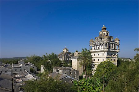 Kaiping Diaolou And Villages, Kaiping, China Photographie de stock - Rights-Managed, Code: 859-07284205