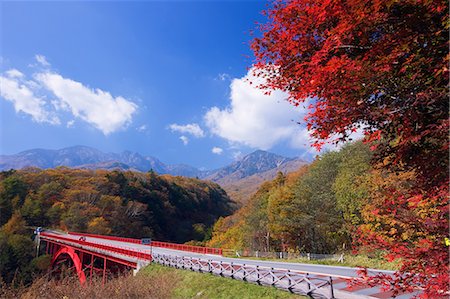 Higashisawa Bridge, Yamanashi, Japan Photographie de stock - Rights-Managed, Code: 859-07284301