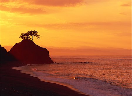 dawn ocean - Katsurahama, Kochi, Japan Stock Photo - Rights-Managed, Code: 859-07284321