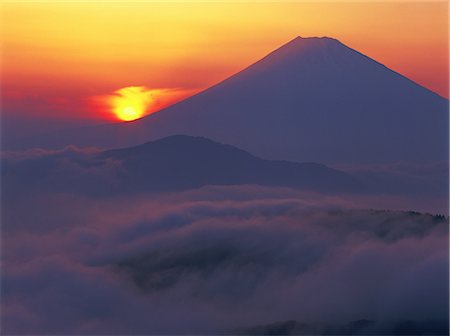 Mt. Fuji, Kanagawa, Japan Foto de stock - Con derechos protegidos, Código: 859-07283067