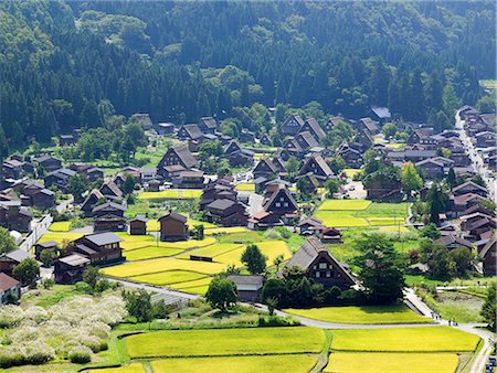 shirakawa - Shirakawa, Gifu, Japan Photographie de stock - Rights-Managed, Code: 859-07283152