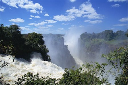 Victoria Falls, Zimbabwe Photographie de stock - Rights-Managed, Code: 859-07283376