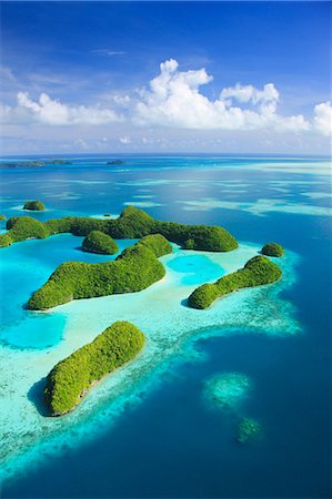 rock islands - Seventy Island, Palau Photographie de stock - Rights-Managed, Code: 859-07283398