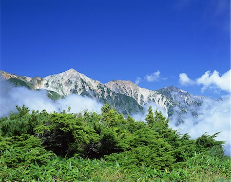 Hakuba Three Mountains, Nagano, Japan Stock Photo - Rights-Managed, Code: 859-07283434