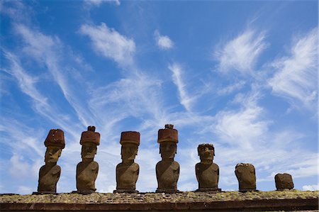 Easter Island, Chile Foto de stock - Con derechos protegidos, Código: 859-07283459