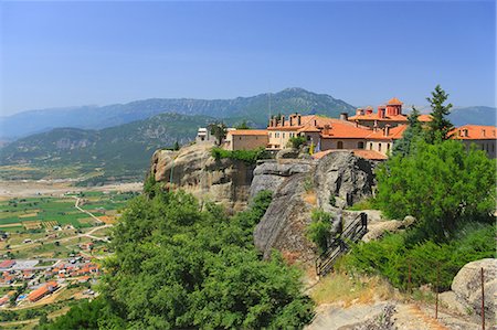 Agios Stefanos Abbey, Meteora, Greece Fotografie stock - Rights-Managed, Codice: 859-07283682