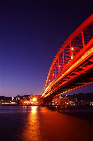 simsearch:859-07283747,k - Kobe Bridge, Hyogo, Japan Fotografie stock - Rights-Managed, Codice: 859-07283903