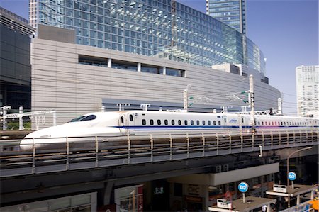 Shinkansen N700, Tokyo, Japan Photographie de stock - Rights-Managed, Code: 859-07283952