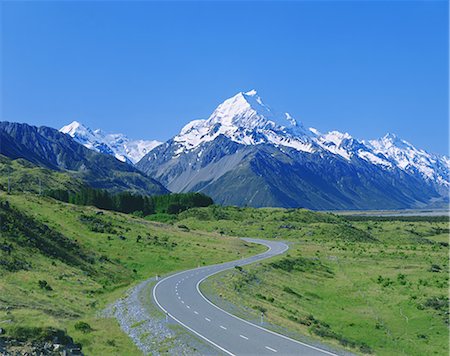 plain - Mt. Cook, New Zealand Foto de stock - Con derechos protegidos, Código: 859-07283980