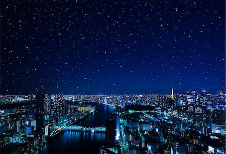 stars night sky - Tokyo, Japan Stock Photo - Rights-Managed, Code: 859-07356350