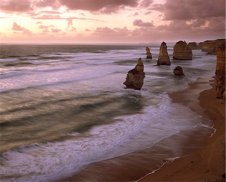 quiet landscape - Port Campbell, Western Australia, Australia Foto de stock - Con derechos protegidos, Código: 859-07441457