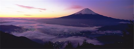 View of Mount Fuji, Japan Stockbilder - Lizenzpflichtiges, Bildnummer: 859-07441582