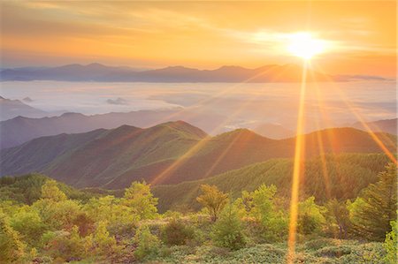 sun clouds - Nagano Prefecture, Japan Stock Photo - Rights-Managed, Code: 859-07441851