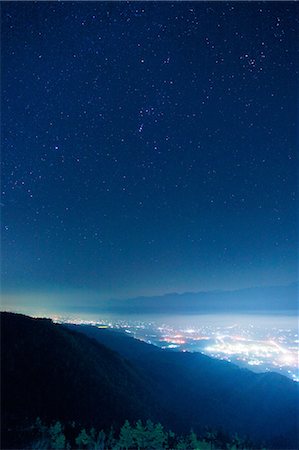 estrella (astronomía) - Northern Alps, Japan Foto de stock - Con derechos protegidos, Código: 859-07441939