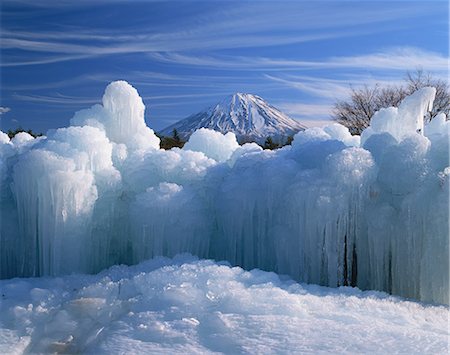 pillar mountain - Mount Fuji, Japan Stock Photo - Rights-Managed, Code: 859-07442228