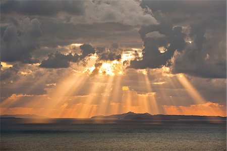 fantastical - Sunset sky and sea Stock Photo - Rights-Managed, Code: 859-07442236