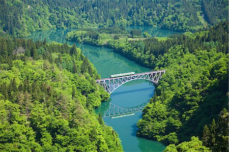 railroad bridge - Fukushima Prefecture, Japan Stock Photo - Rights-Managed, Code: 859-07495531