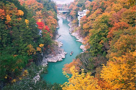 river fall - Autumn colors Stock Photo - Rights-Managed, Code: 859-07495581