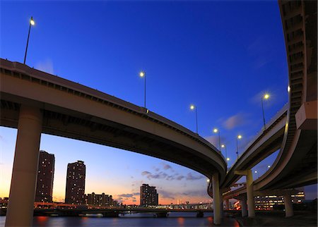 flyover images in lighting - Tokyo, Japan Stock Photo - Rights-Managed, Code: 859-07635837