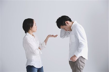 Young Japanese couple having an argument Stock Photo - Rights-Managed, Code: 859-07711148