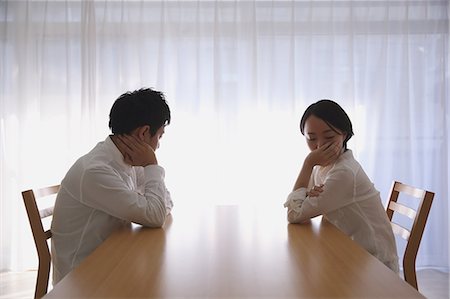 simsearch:859-06537699,k - Young Japanese couple having an argument Stock Photo - Rights-Managed, Code: 859-07711154
