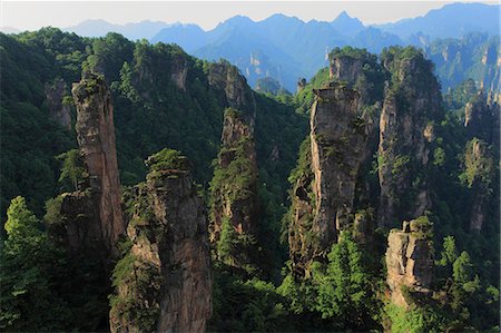 pillar mountain - China, Asia Stock Photo - Rights-Managed, Code: 859-07783474