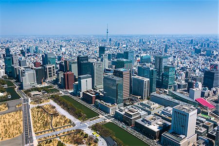 road aerial view - Tokyo, Japan Stock Photo - Rights-Managed, Code: 859-07783500