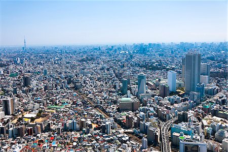 road high angle - Tokyo, Japan Stock Photo - Rights-Managed, Code: 859-07783503