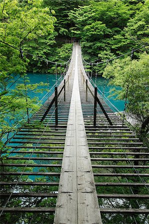 suspended bridge - Shizuoka Prefecture, Japan Stock Photo - Rights-Managed, Code: 859-07783515