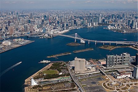 rainbow bridge - Tokyo, Japan Foto de stock - Con derechos protegidos, Código: 859-07783532