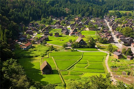 shirakawago - Gifu Prefecture, Japan Stock Photo - Rights-Managed, Code: 859-07783569