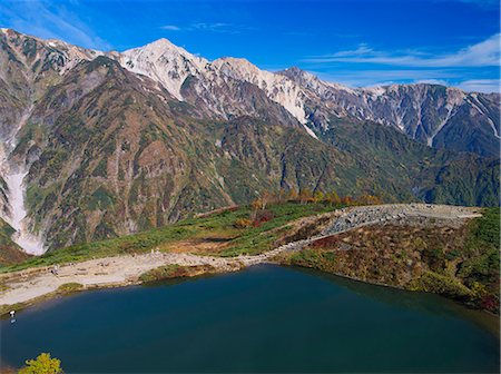 pond top view - Nagano Prefecture, Japan Stock Photo - Rights-Managed, Code: 859-08082644