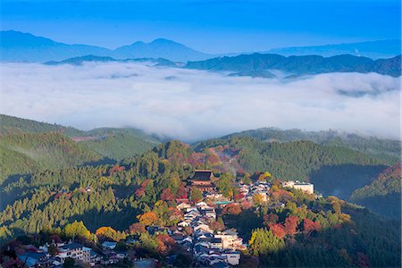 sky mountain temples in japan - Nara Prefecture, Japan Stock Photo - Rights-Managed, Code: 859-08357947